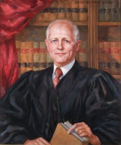 Portrait of Justice Poff.