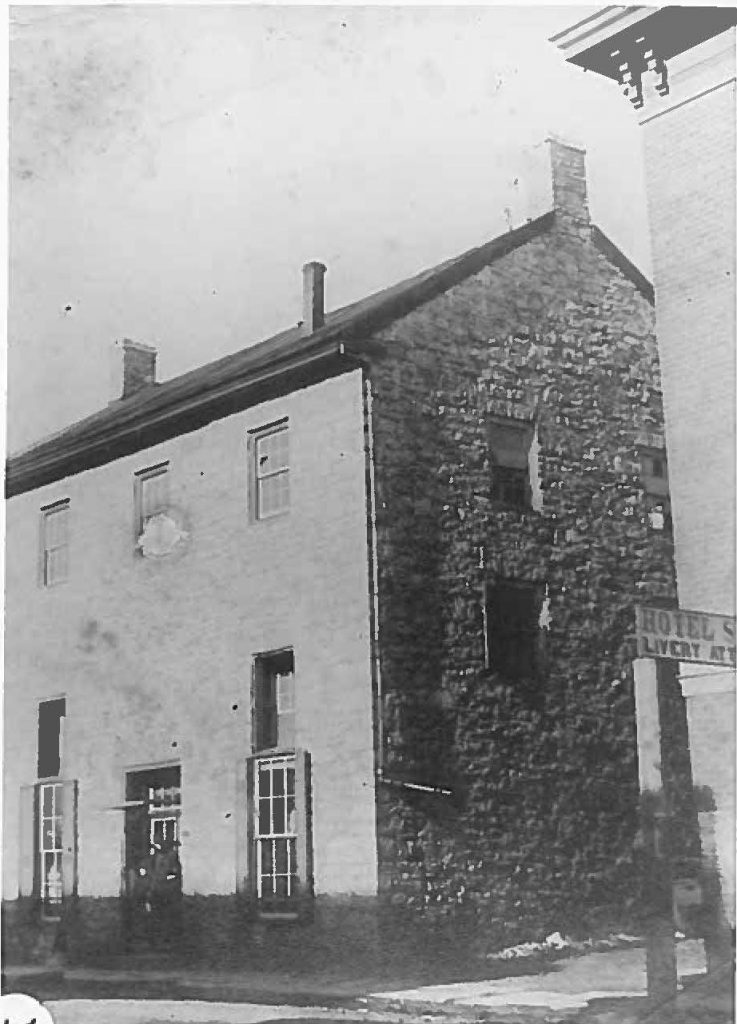 Photo of a stone building. 